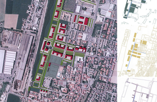 Planivolumetrico del nuovo quartiere.